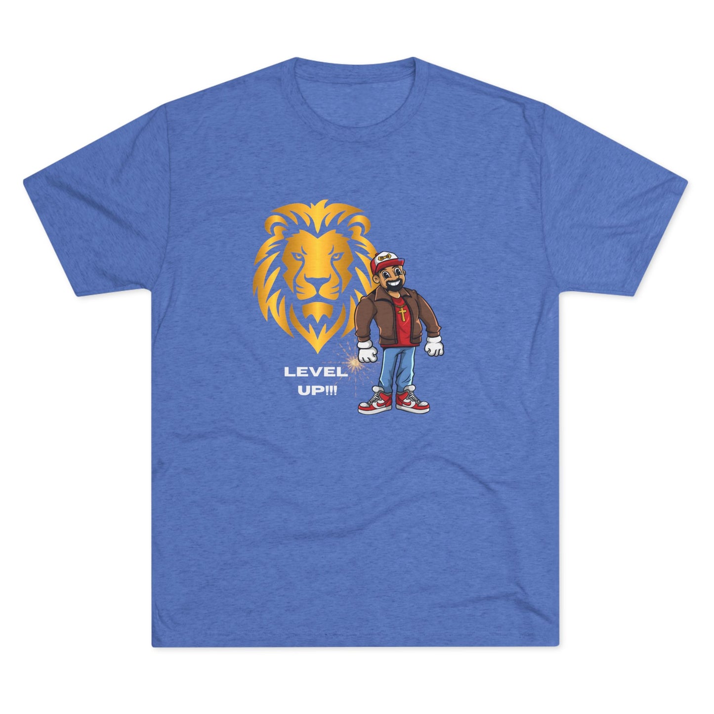 Bowtie Be Great Lion Heart Unisex Tri-Blend Crew Tee