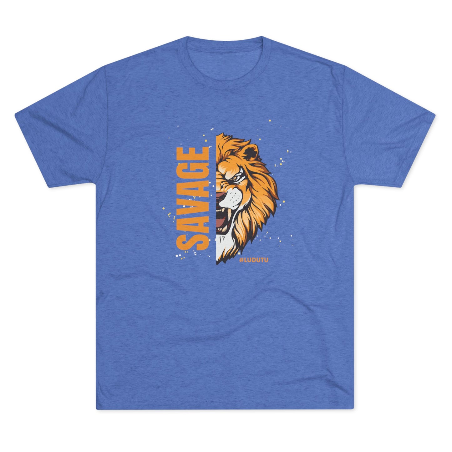 Bowtie Tiger Savage Unisex Tri-Blend Crew Tee