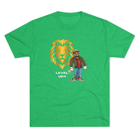 Bowtie Be Great Lion Heart Unisex Tri-Blend Crew Tee