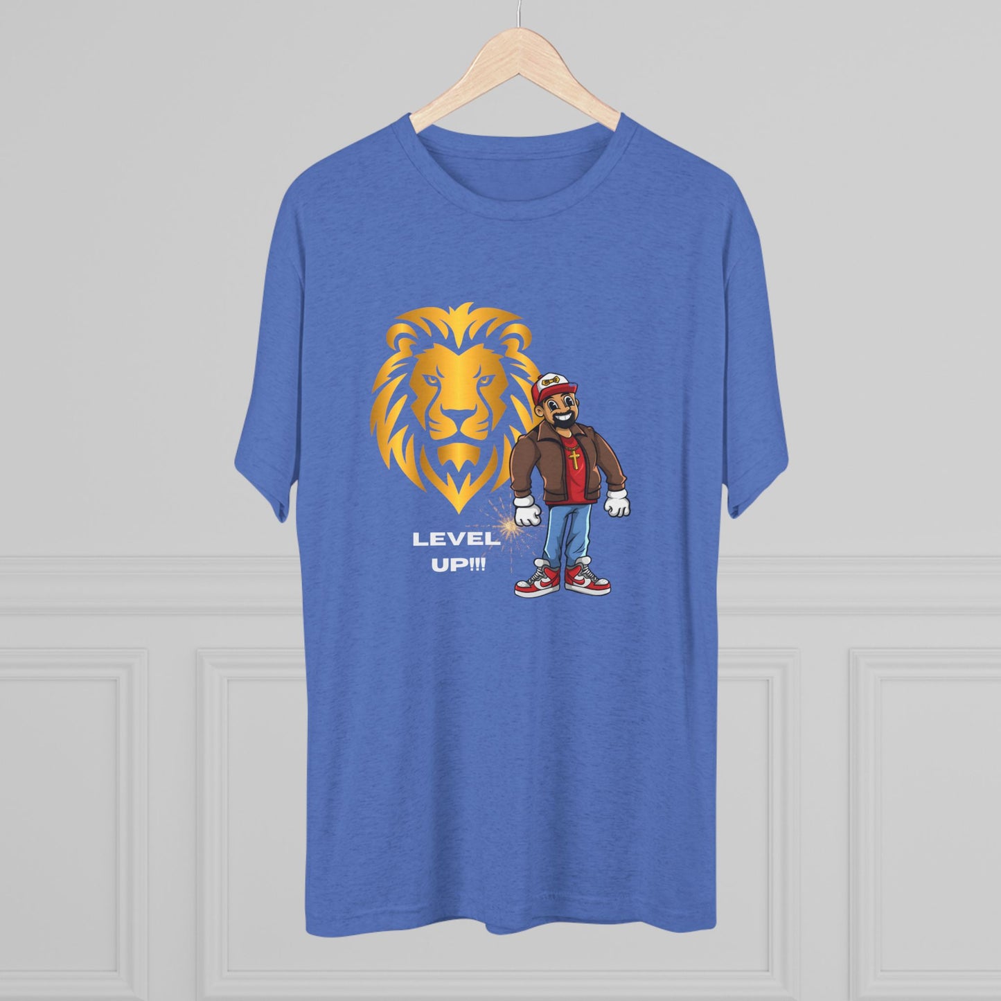 Bowtie Be Great Lion Heart Unisex Tri-Blend Crew Tee